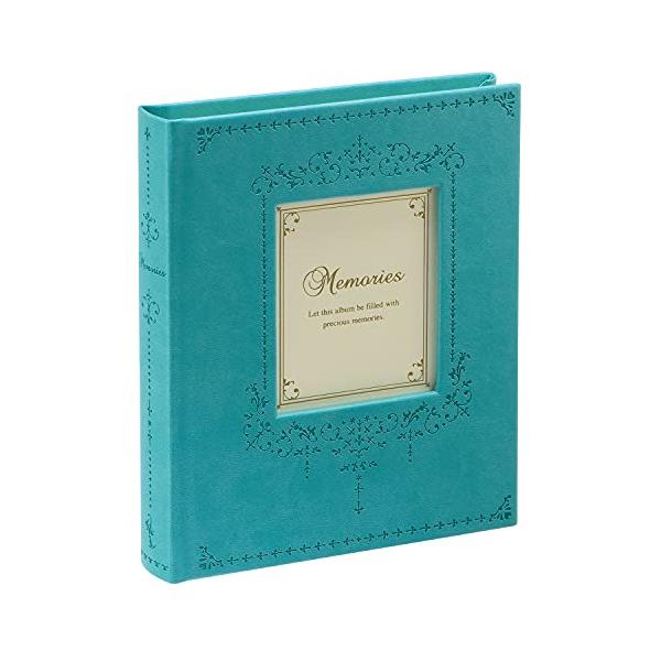 他サイト： セキセイ SEKISEI アルバム ポケット ハーパーハウス フレームアルバム L100枚収容 L 51~100枚 ブルー XP-4700-10の商品画像