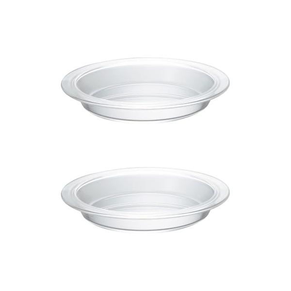 他サイト： HARIO (ハリオ) 耐熱パイ皿 2枚セット 電子レンジ オーブン HPZ-1812の商品画像