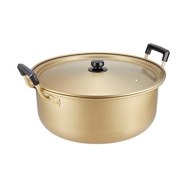 他サイト： 北陸アルミ 両手鍋 44cm [ガス火専用] 軽量 純しゅう酸 味づくし 日本製の商品画像