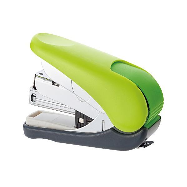 他サイト： プラス ホチキス ホッチキス フラットかるヒット 32枚綴じ ST-010VNH グリーン 30-716の商品画像
