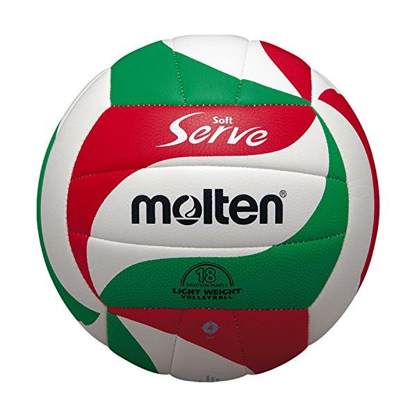 他サイト： モルテン(molten) バレーボール ソフトサーブ 軽量4号球 V4M3000-Lの商品画像