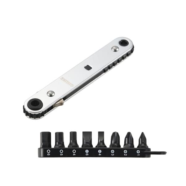 他サイト： 高儀(Takagi) GISUKE 薄型ラチェットハンドルセット ストレート URS-100の商品画像