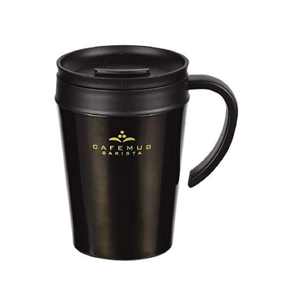 マグカップ400mlブラック/400ml/HB-3988・Color:ブラックStyle:マグカップ400ml・パッケージ個数:1・サイズ:(約)幅12.5×奥行9×高さ13.5cm・品名:真空マグカップ・実容量:400ml・材料の種類:本...