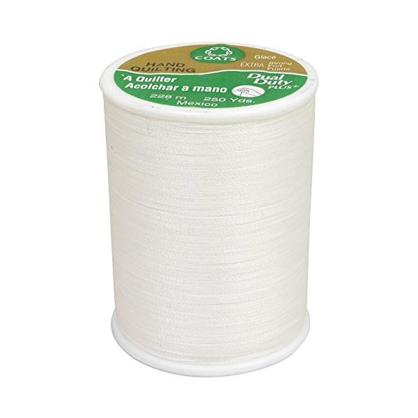 他サイト： ダルマ Dual Duty デュアルデューティ Art.260 パッチワーク糸 40番 228m巻 col.1 白 01-0800 ホワイトの商品画像