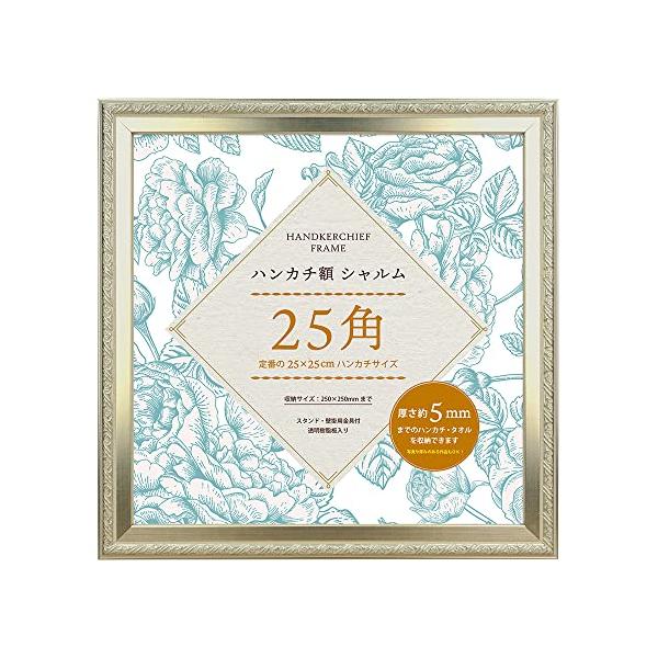 SL/25角/HANCRM-25-SL・Color:SLSize:25角・パッケージ個数:1・本体：樹脂製　面材：樹脂・外寸：280×280mm 内寸：250×250mm・窓寸：238×238mm 重量：360g・パッケージ：白かぶせ箱・壁...