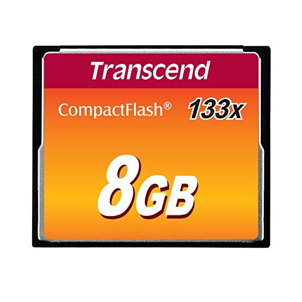 他サイト： トランセンドジャパン トランセンド CFカード 8GB (133X TYPE I )【データ復旧ソフト無償提供】TS8GCF133の商品画像