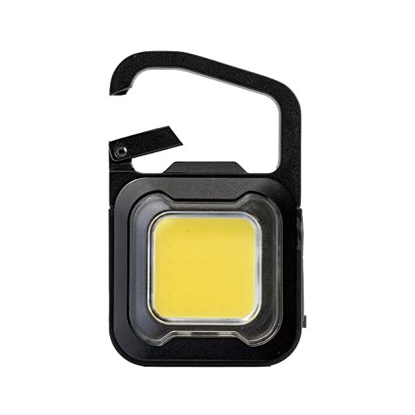 他サイト： ムサシ 充電式スーパーフラッシュライト 6W 防水仕様 ブラック COB-WL005BKの商品画像