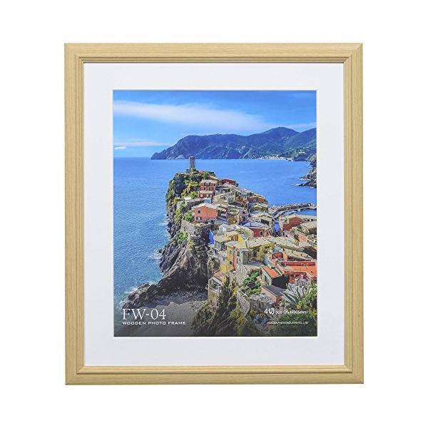 1枚・ナチュラル 4切 FW-4-NT4・・Size:4切Style:1枚Color:ナチュラル・ゆるやかな曲線で温かみ溢れるお手頃価格の木製フォトフレーム・奥行き感を与え作品をより引き立てるVカット(断面斜め裁断加工)マット・木製の枠には...