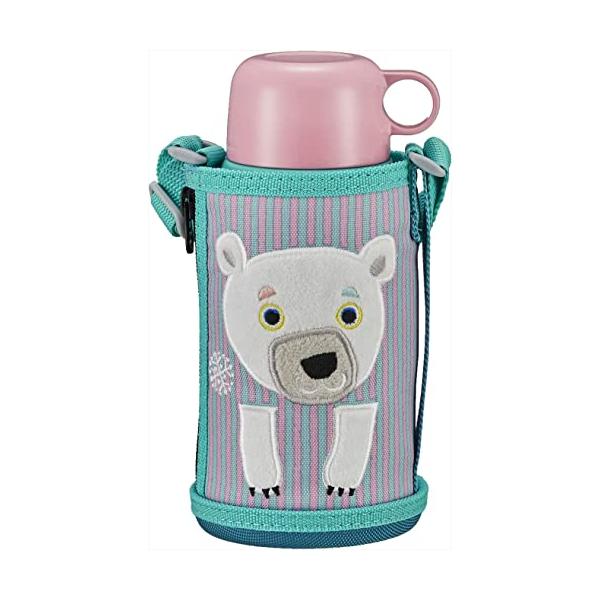 他サイト： タイガー 水筒 600ml 直飲み コップ 付 2WAY ステンレス ボトル ポーチ付き サハラ コロボックル シロクマ MBR-C06GPSの商品画像