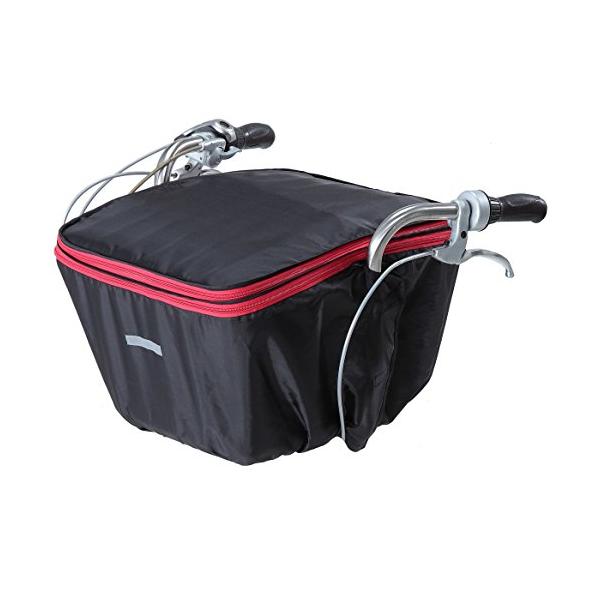 他サイト： 川住製作所 自転車 前後兼用バスケットカバー(センターバスケット対応) KW-767FR/BK ブラックの商品画像