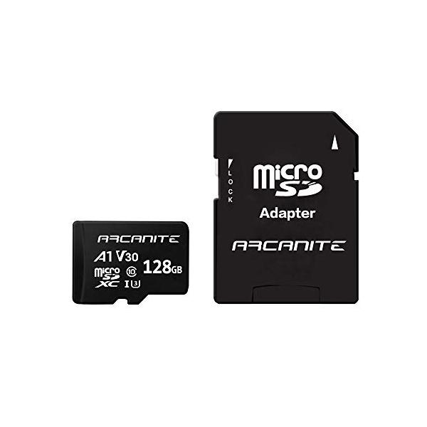他サイト： 【 限定】アルカナイト(ARCANITE) 128GB microSDXCカード UHS-I U3 A1 V30 4K C10 SDアダプター付の商品画像