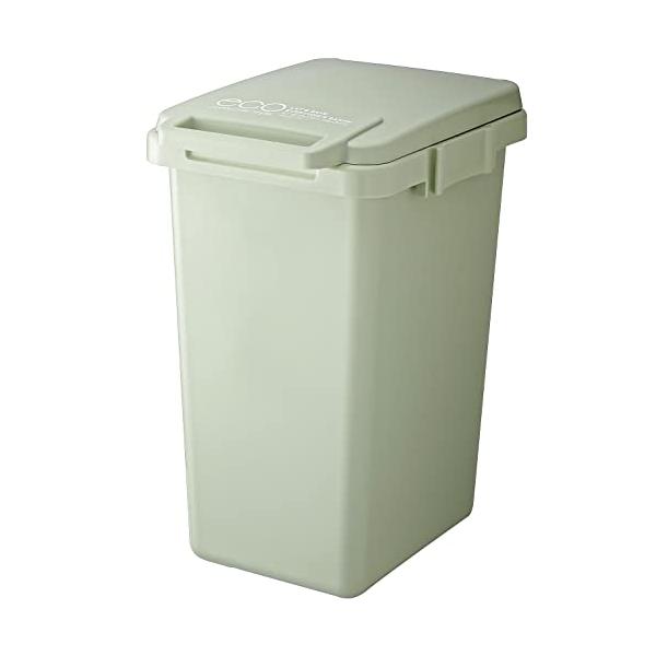 他サイト： リス ゴミ箱 ワンハンド ハンドル付き ライトグリーン 45L ecoコンテナスタイル2 日本製 CS2-45Jの商品画像