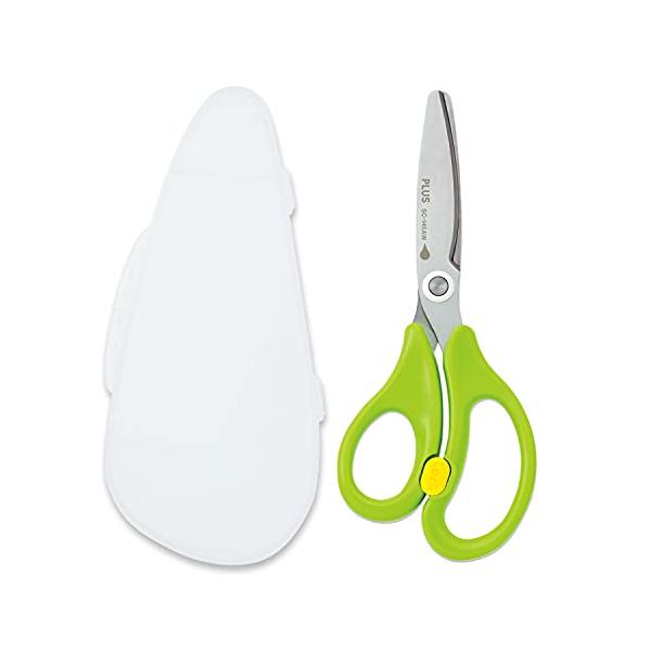 他サイト： プラス フードカッター はさみ 介護食 フィットカットカーブ ひとくちカット グリーン SC-145AW 35-717の商品画像