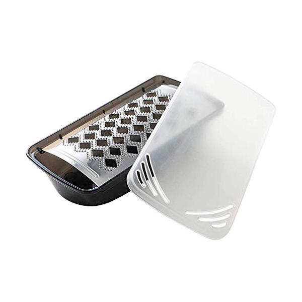 他サイト： アーネスト 【日本製】 おろし金 (大根おろし) ステンレス (ふわっと仕上がり) 水切りフタ付き (ふわっとおろしてみま専科) 大手飲食店愛用の商品画像