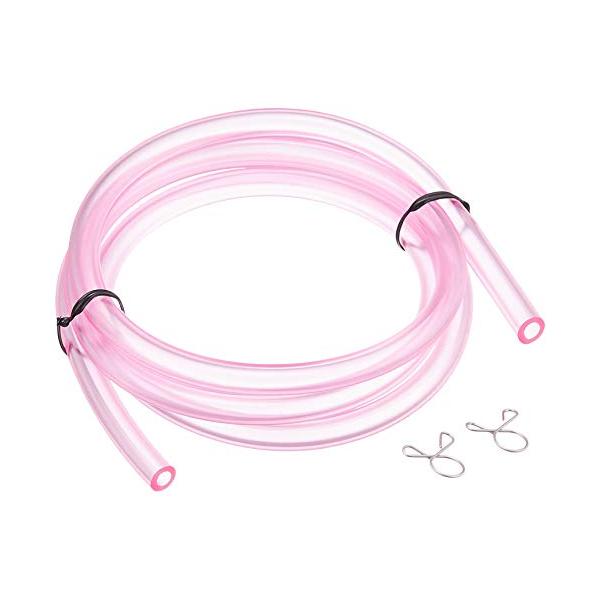 他サイト： キジマ(Kijima) バイク 耐油ホース ガソリン対応 ピンク 内径4mm全長1m 105-0832の商品画像