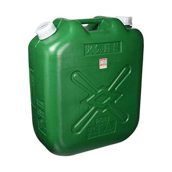 他サイト： 北陸土井工業 ヒシエス 軽油缶スリム20L(消防法適合品)ノズル付の商品画像