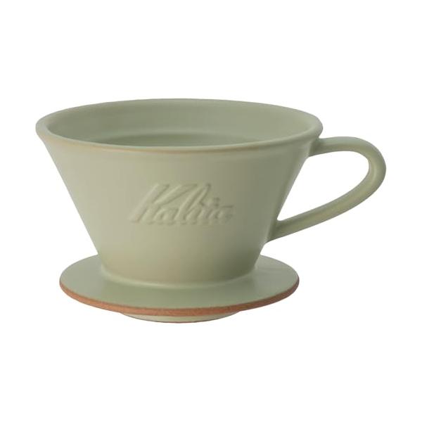 他サイト： カリタ Kalita コーヒー ドリッパー 美濃焼 保温性が高い 陶器2~4人用 DACHI &amp; Kalita MI185 ピスタチオ #021の商品画像