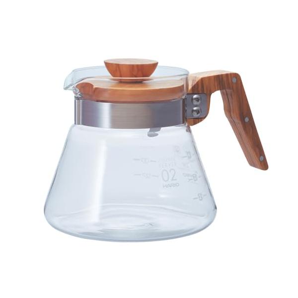 他サイト： HARIO(ハリオ) コーヒーサーバー600 オリーブウッド 実用容量600ml VCWN-60-OVの商品画像