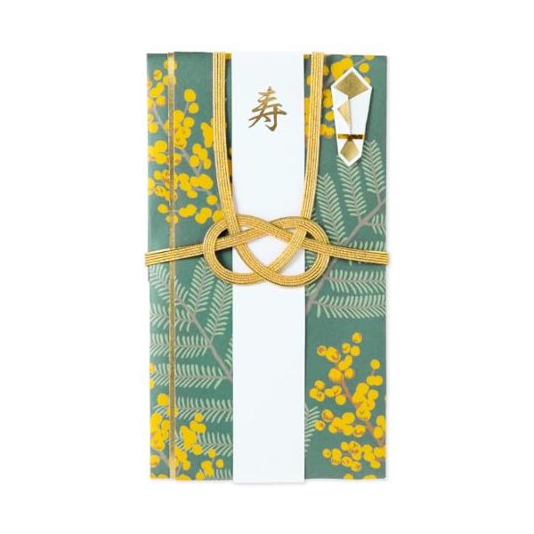 他サイト： いろは出版 ご祝儀袋 金封 結婚式 花柄 Wishing Plants 【ミモザ】GWP-06の商品画像