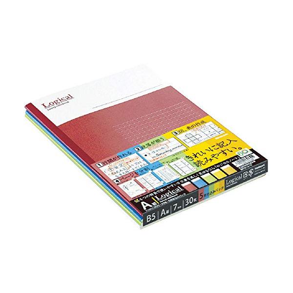 他サイト： ナカバヤシ ノーB501Aー5P スイング・ロジカルノート B5サイズA罫 5冊ハの商品画像