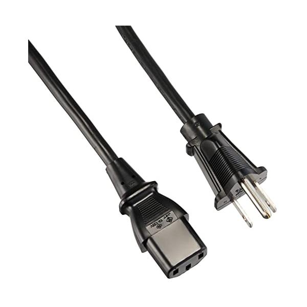 他サイト： BUFFALO 電源ケーブル 3ピンソケット(メス)⇔3ピンプラグ(オス)2m BSACC0720BKA ブラックの商品画像