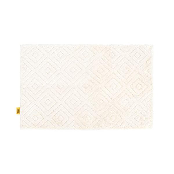 他サイト： オカ(OKA) 乾度良好ピュール バスマット 約60cm×90cm アイボリー (お風呂マット 大判 浴室 おしゃれ 洗面所 足ふきマット 抗菌の商品画像