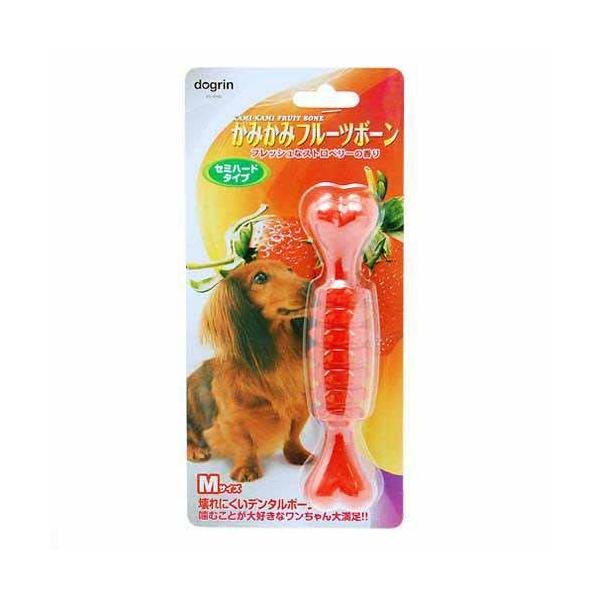 他サイト： スーパーキャット (Super Cat) かみかみフルーツボーンM ストロベリーの商品画像