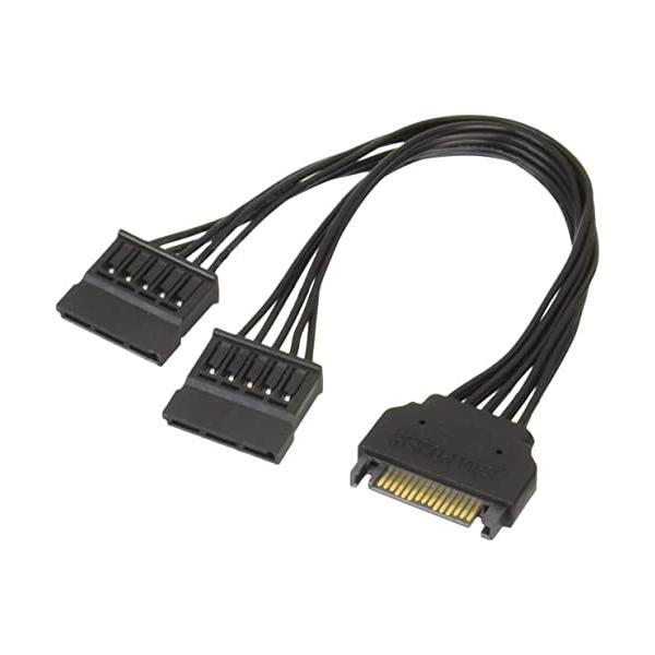 他サイト： S2-1501SAC-BK 二股電源ケーブルSATA15の商品画像