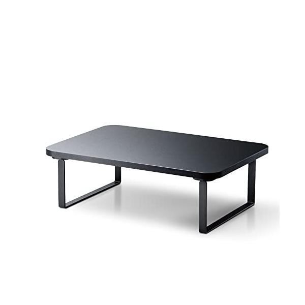 他サイト： エレコム モニター台 モニタースタンド ディスプレイ 台 〜27インチディスプレイ 高さ12cm 耐荷重 10kg 幅38cm×奥行26cm ブの商品画像