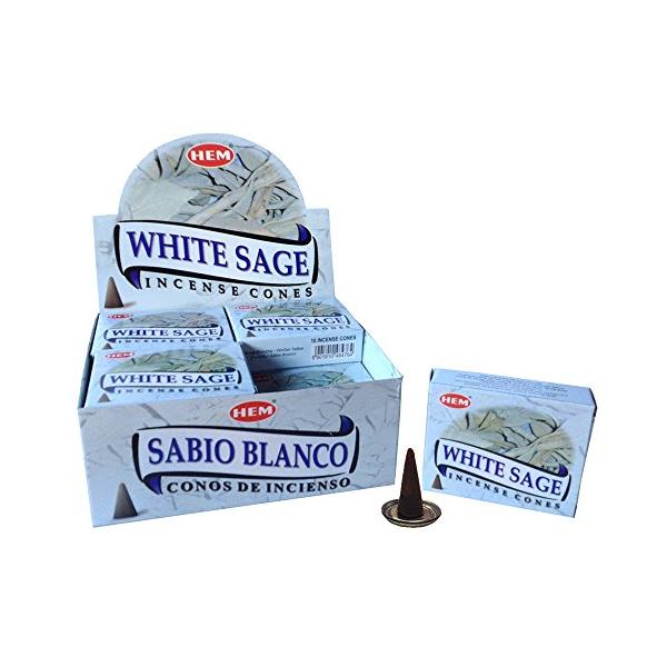 他サイト： ユーインターナショナル HEM ホワイトセージ コーン 12個セットの商品画像