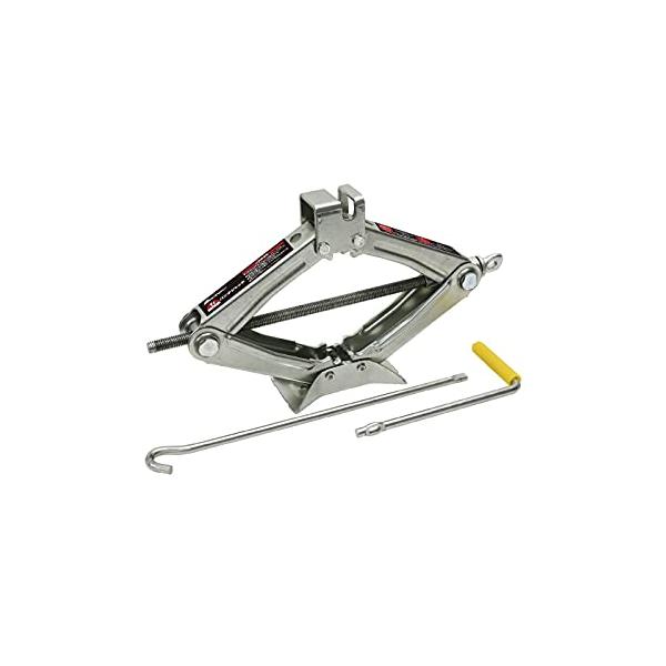 他サイト： メルテック(meltec) 乗用車 車用パンタグラフジャッキ 1t 機械式 最高値:350mm/最低値:105mm/ストローク:245mm シルの商品画像