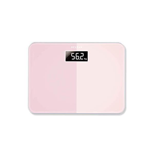 他サイト： エレコム 体重計 スリム &amp; コンパクト バックライト付き ピンク エクリア HCS-S01PNの商品画像