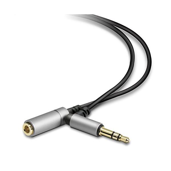 他サイト： エレコム ヘッドホン延長ケーブル (3.0m/シルバー) EHP-35ELN30SVの商品画像