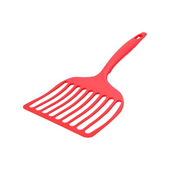 他サイト： アルティス ターナー ホームシェフ しなるワイドターナー 125×250(mm) レッド BHM0801の商品画像