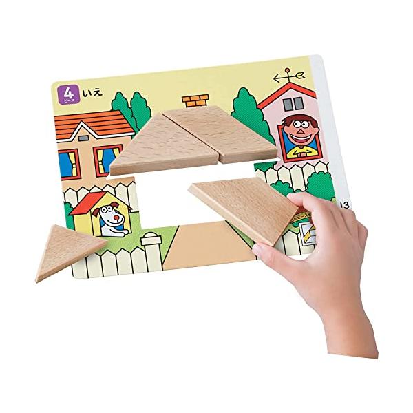 現行モデルNEWたんぐらむ/ワンサイズ/WP-42・Color:NEWたんぐらむStyle:現行モデル・セット内容:木製ピース7個 木箱 ガイドボード20枚 ガイドブック1部・サイズ:木箱 W14.5×H3.2×D14.5cm