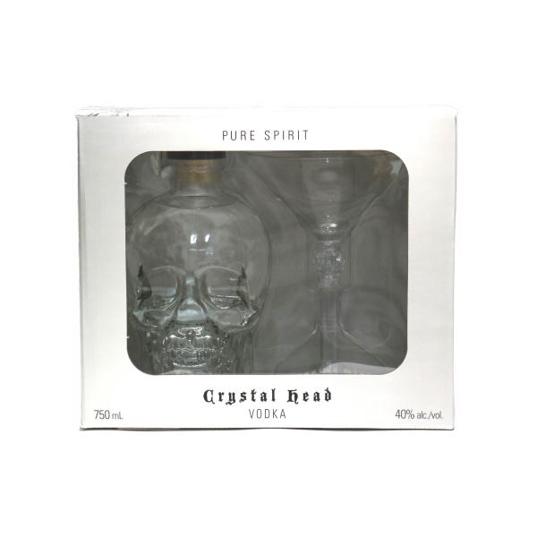 アメリカの名優のダン・エイクロイドが立ち上げたカナダのクリスタル・ヘッド・ウォッカ社の製品。骸骨をモチーフにした斬新なクリスタル・ボトルは、部屋のインテリアや店のディスプレイとしても抜群のインパクト。中身は、４回蒸留、氷河の帯水層の水を使用...