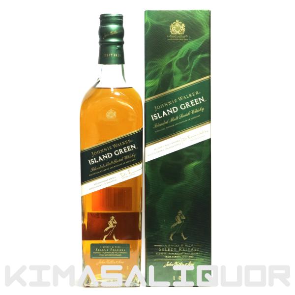 ジョニーウォーカー アイランドグリーン 並行品 箱付き  43度 1000ml (1L)