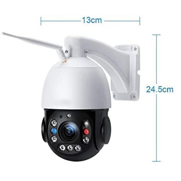 防犯カメラ 屋外 家庭用 ワイヤレス 超清500万画素 30倍光学ズーム