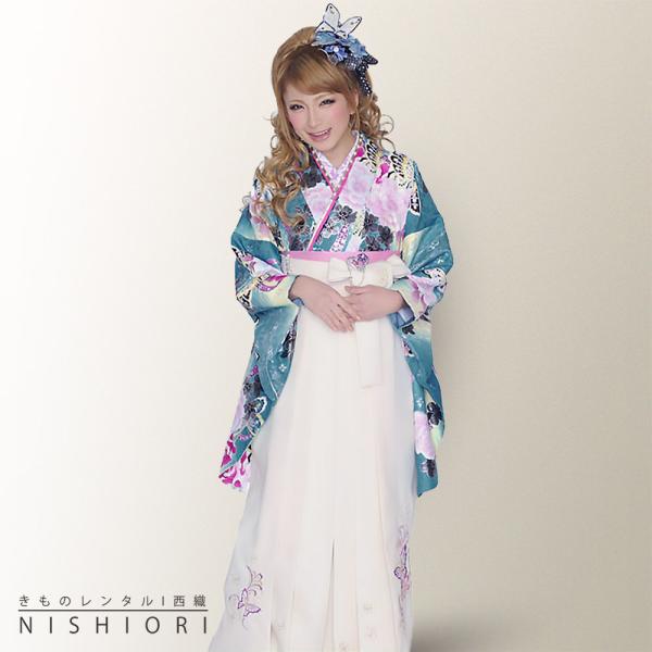 NISHIORI 二尺袖着物 袴 レンタル商品 高橋真依子着用モデル 送料無料