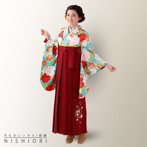 NISHIORI 二尺袖 着物 袴 レンタル商品 貸衣装 貸衣装 夢千代 袴 M
