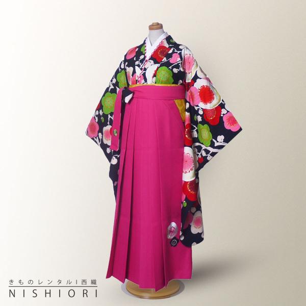 NISHIORI ジュニア 二尺袖 着物 袴 レンタル商品 紅一点 ブランド 往復