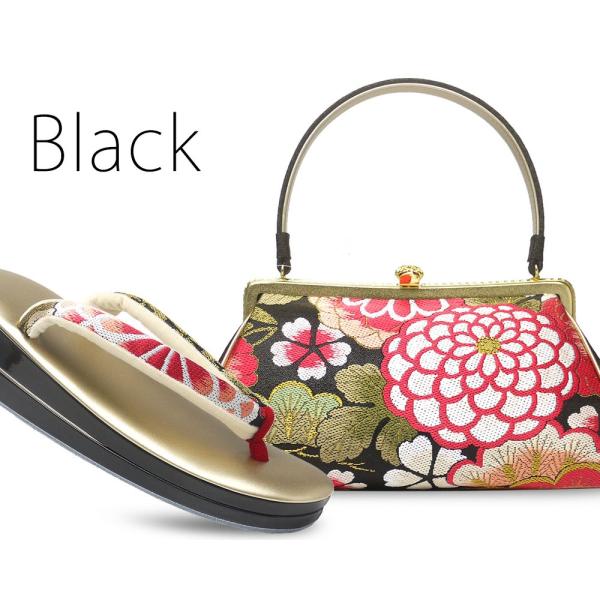 NISHIORI 岩佐謹製 高級 草履 バッグ セット IWASA 選べる3色 ハイ