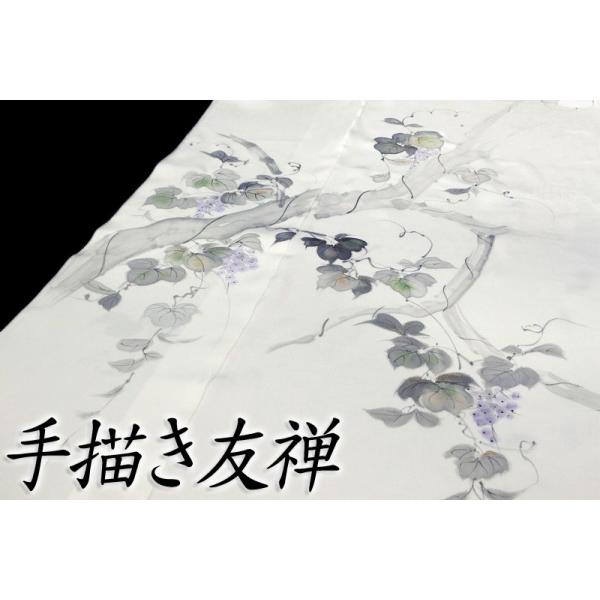 在庫処分 手描友禅 白地 葡萄 蔦 模様 正絹 訪問着 仮絵羽 B29 Buyee 日本代购平台 产品购物网站大全 Buyee一站式代购 Bot Online