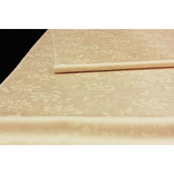 薄肌色地縦ぼかし牡丹模様正絹尺巾小紋反物r659 Www Nlqp Com