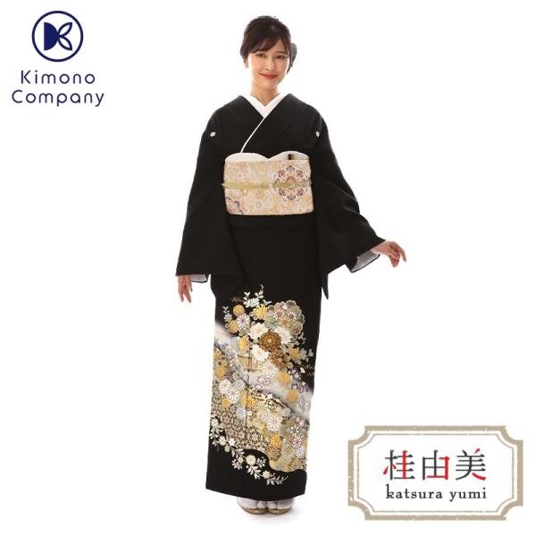 黒留袖レンタル 桂由美 mito-602 50代 60代 高級 正絹 結婚式 人気