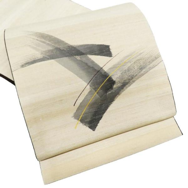 袋帯 未使用 正絹 紬地 カジュアル 仕立て上がり お太鼓柄 砂色 多色  