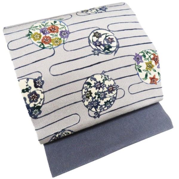 名古屋帯 なごや帯 中古 リサイクル 正絹 カジュアル 仕立て上がり  