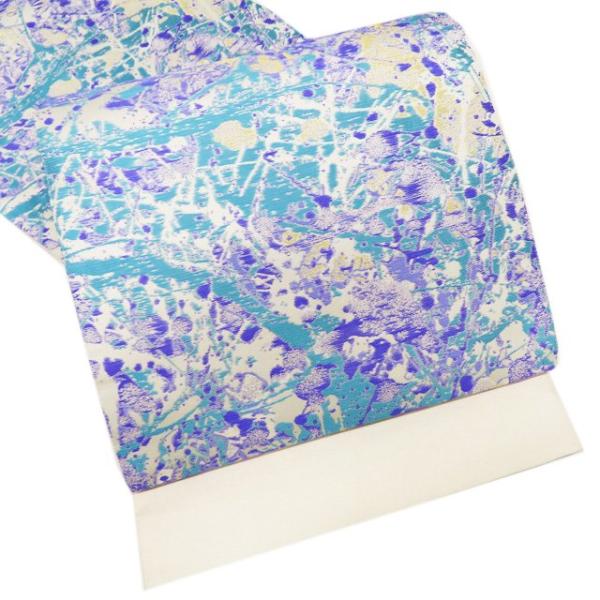 袋帯 中古 リサイクル 正絹 カジュアル 仕立て上がり 六通  