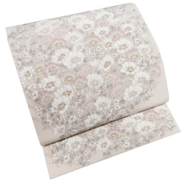 特選 本加工 名古屋帯 なごや帯 中古 正絹 カジュアル 仕立て上がり  