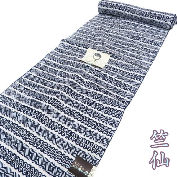 夏物 夏着物 反物 浴衣 着物 未仕立て 新古品 木綿 カジュアル 竺仙 